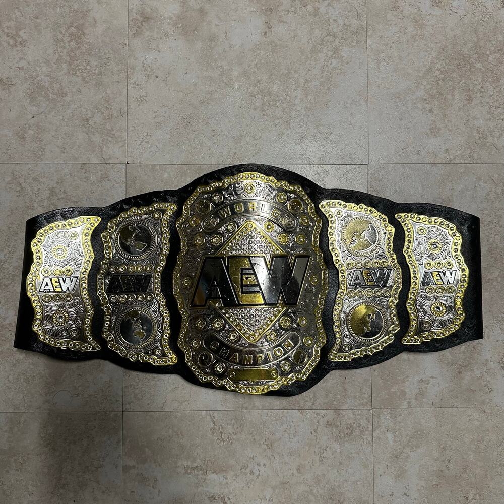 AEW All Elite Wrestling World Championship Title Belt